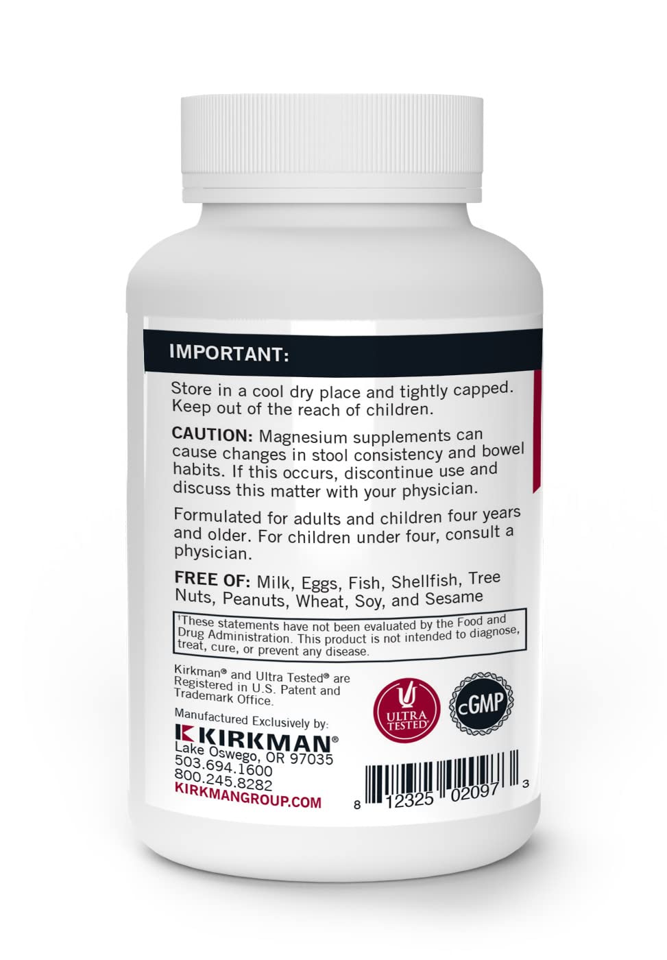 Kirkman B6 avec Magnésium, arôme naturel fruit tropical pour une expérience agréable.