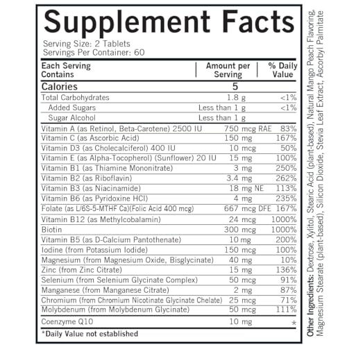 Bouteille Kirkman Enfants - 120 capsules, format pratique pour la routine nutritionnelle