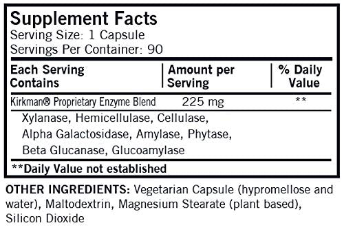 Kirkman Phenol Assist – capsules végétales, usage pratique pour dissoudre les phénols dans l'alimentation.