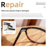 KishYa kit charnières lunettes, installation facile et réutilisable.