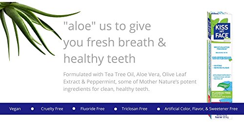 Kiss My Face dentifrice arbre-a-the huile essentielle: nettoyage purifiant.