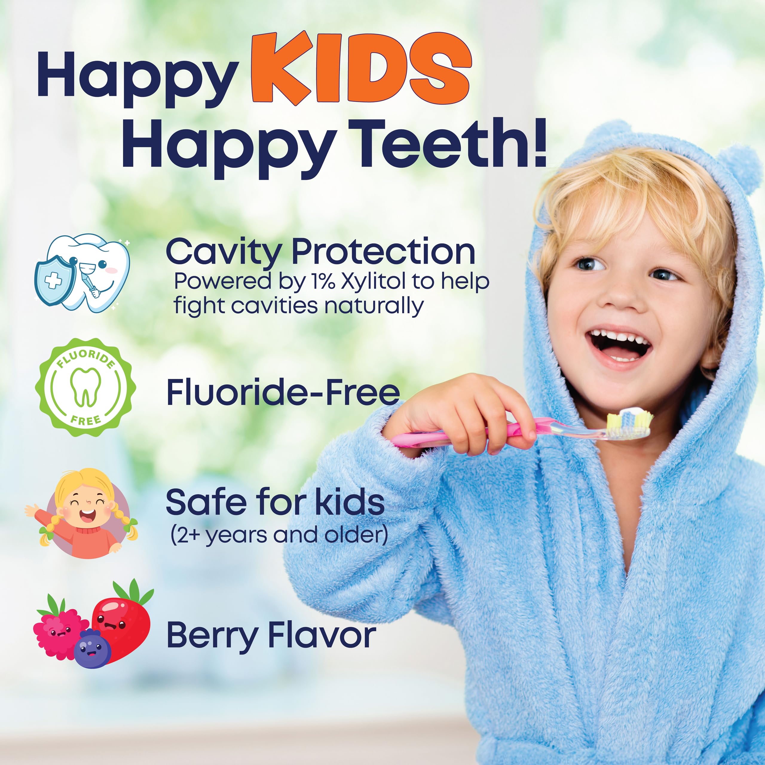 Kiss My Face dentifrice enfant avec aloé et huile d arbre à thé pour haleine fraîche