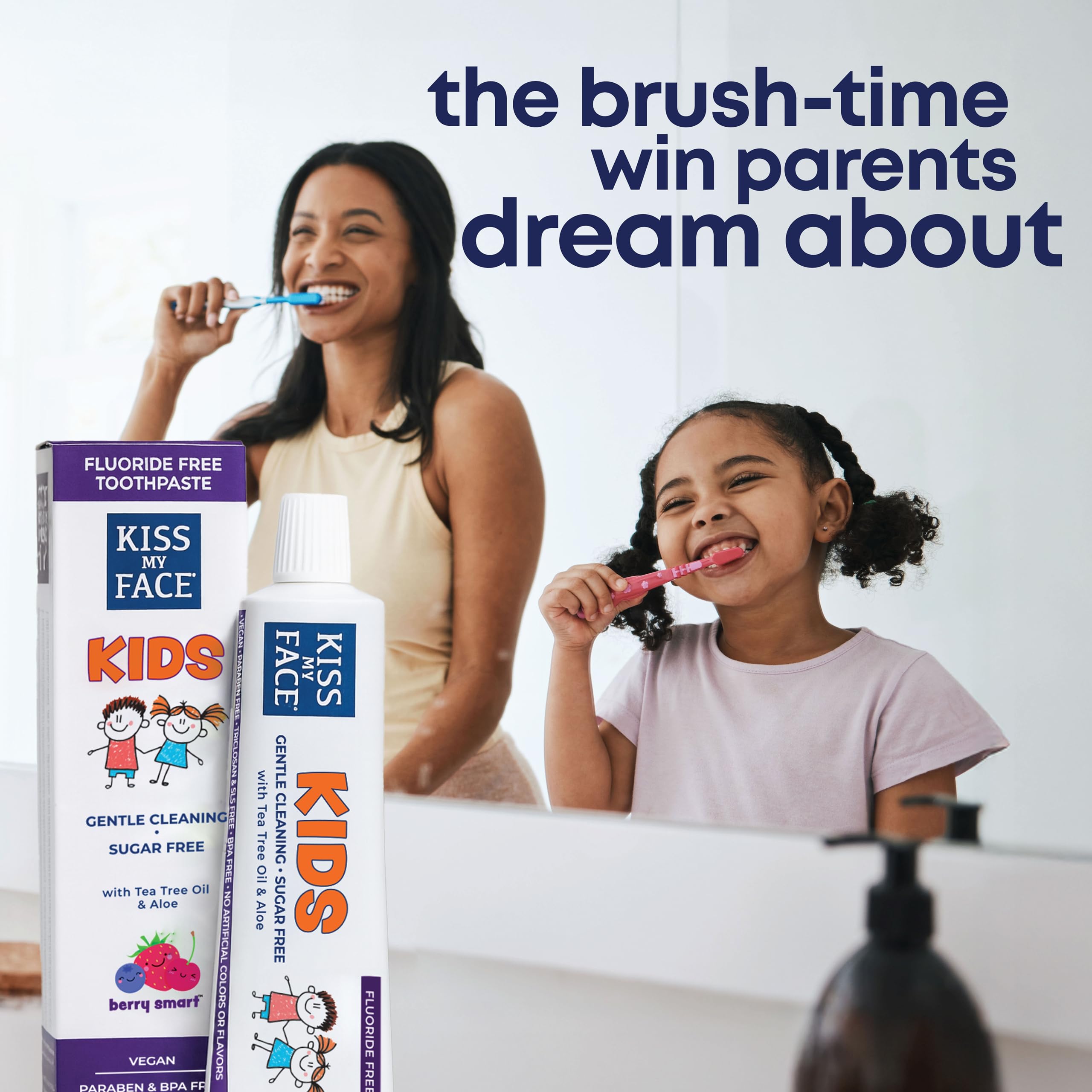Kiss My Face dentifrice vegan sans colorants artificiels et parfums