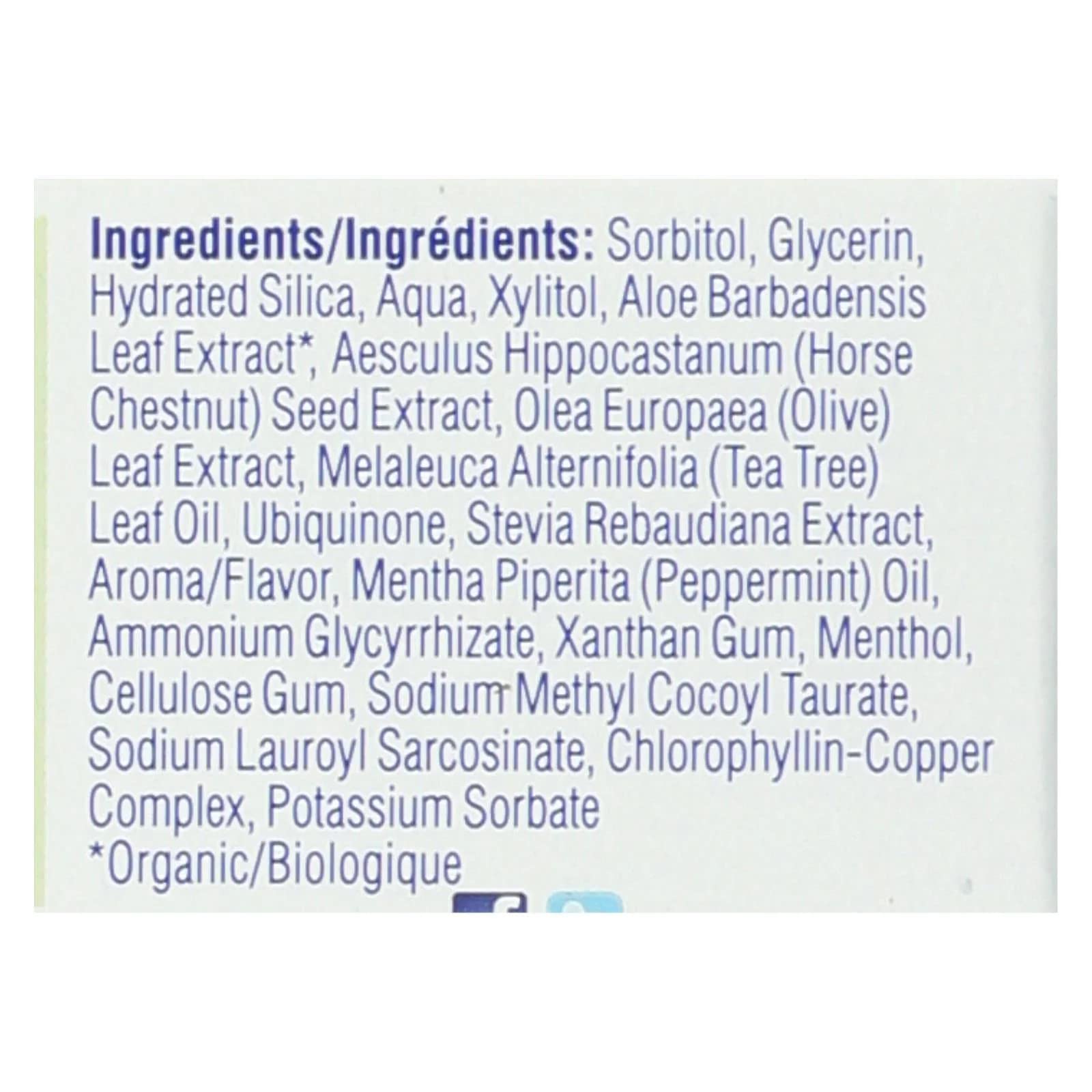 Kiss My Face dentifrice gel menthe sans SLS, routine bucco-dentaire douce et efficace