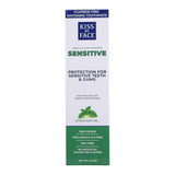 Kiss My Face Dentifrice sans fluor, bouteille 4,5 oz, soin sensible au quotidien.