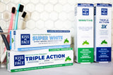 Kiss My Face dentifrice triple action sans SLS, routine naturelle.