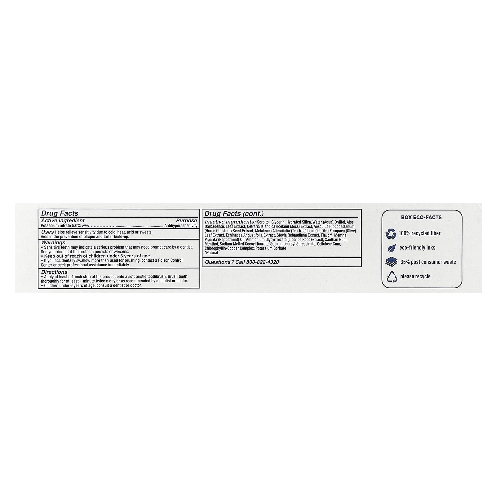 Kiss My Face Ingrédients huile arbre-a-the aloe echinacee: soin naturel pour gencives sensibles.