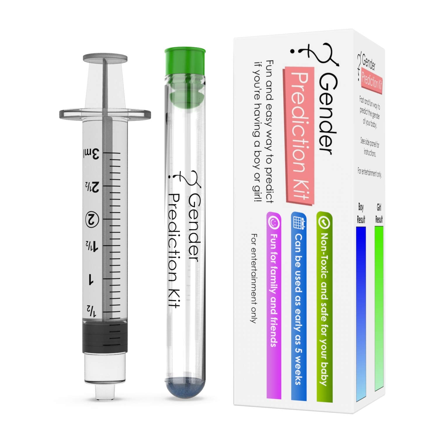 Étapes simples du kit de prédiction du sexe bébé à réaliser à la maison.