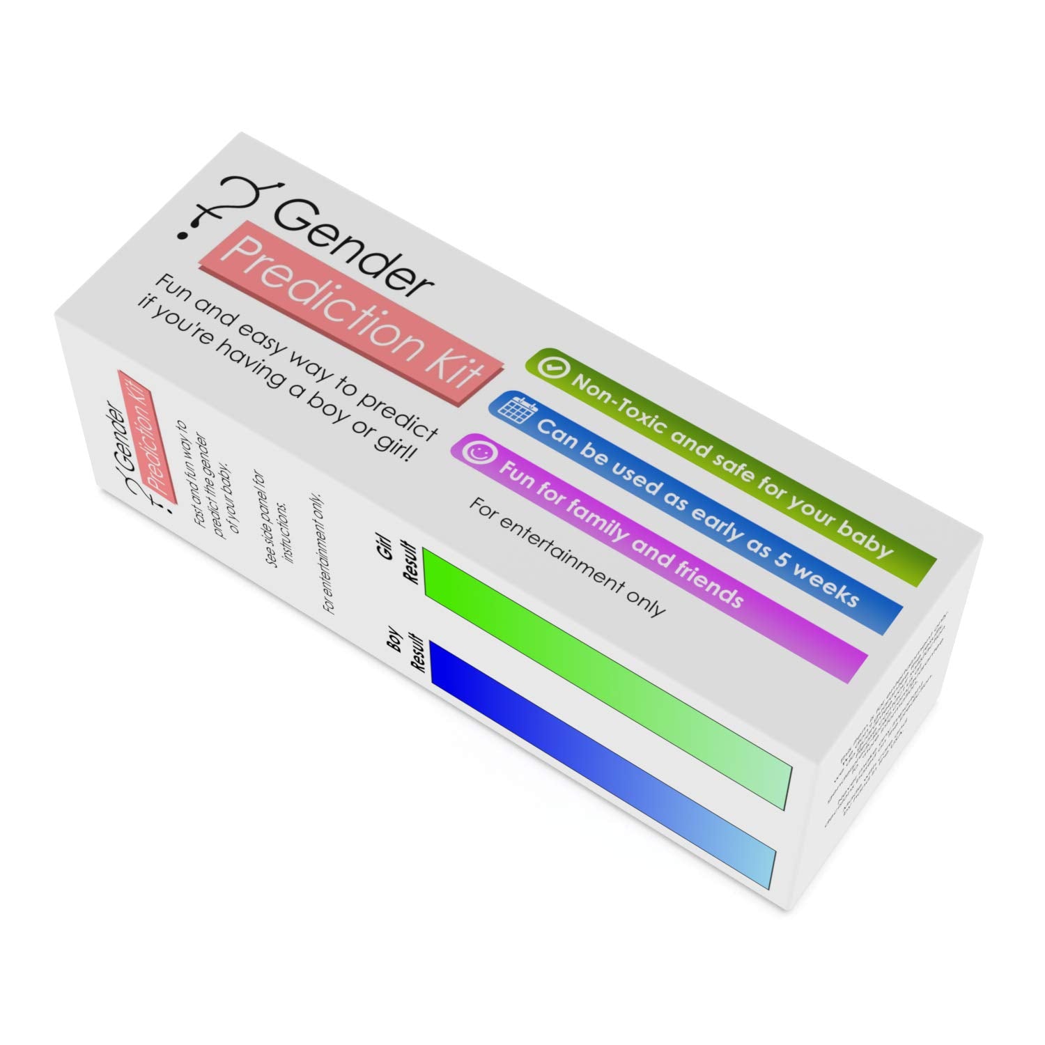 Formule non toxique du kit de prédiction du sexe bébé pour usage intérieur.