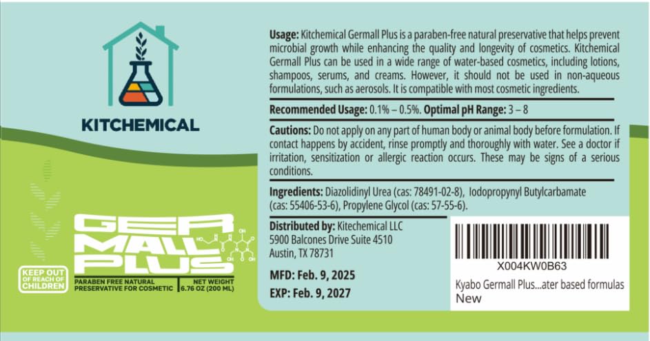 Germall Plus ouvert, démonstration pratique pour mélange sûr.