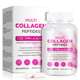 KITNOBLIS Collagène multiforme – Bouteille verseur pratique pour la prise journalière.