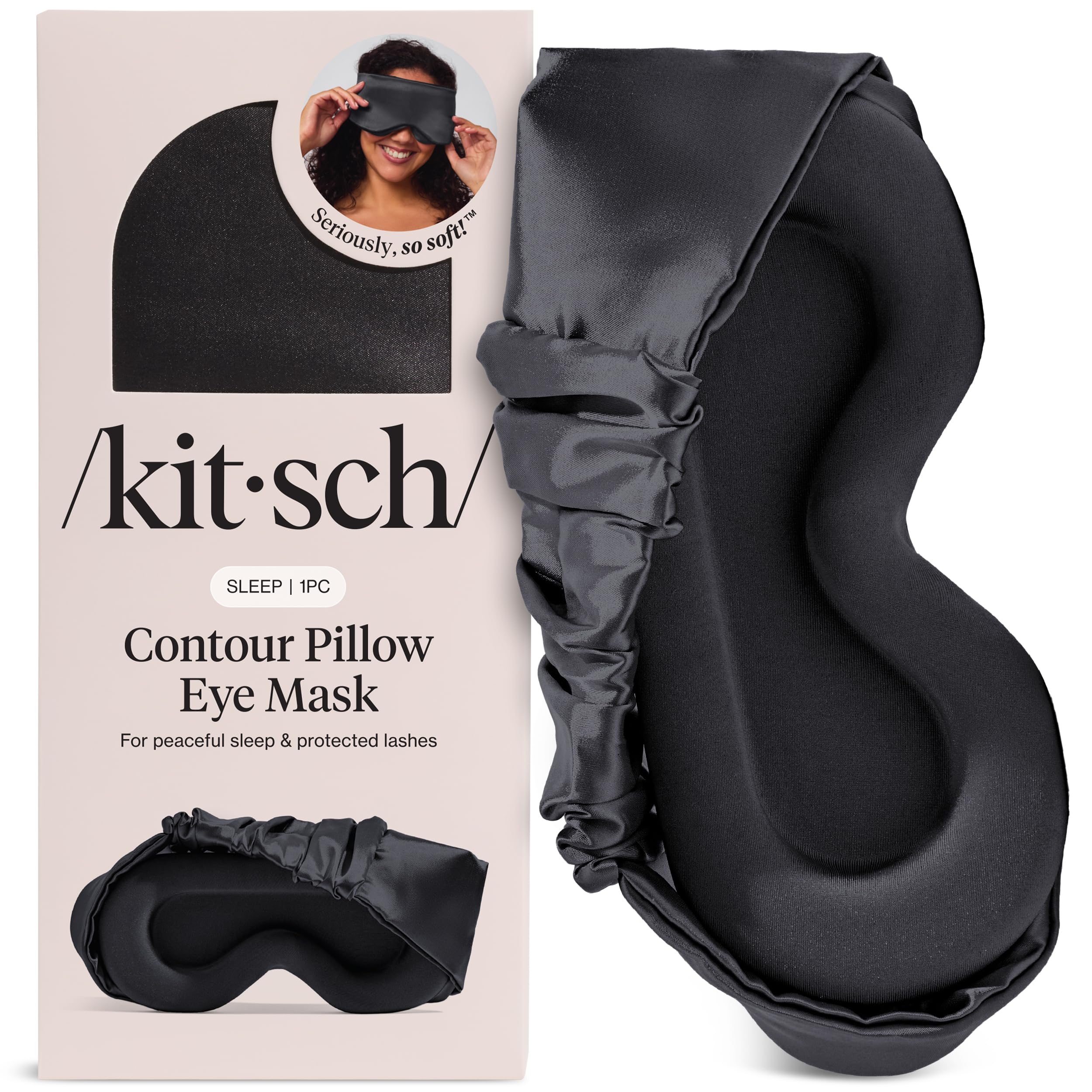 Masque yeux Kitsch contour pour un confort profilé et repos nocturne agréable