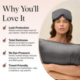 Masque yeux Kitsch sans pression évite l'irritation et soutient clignement naturel