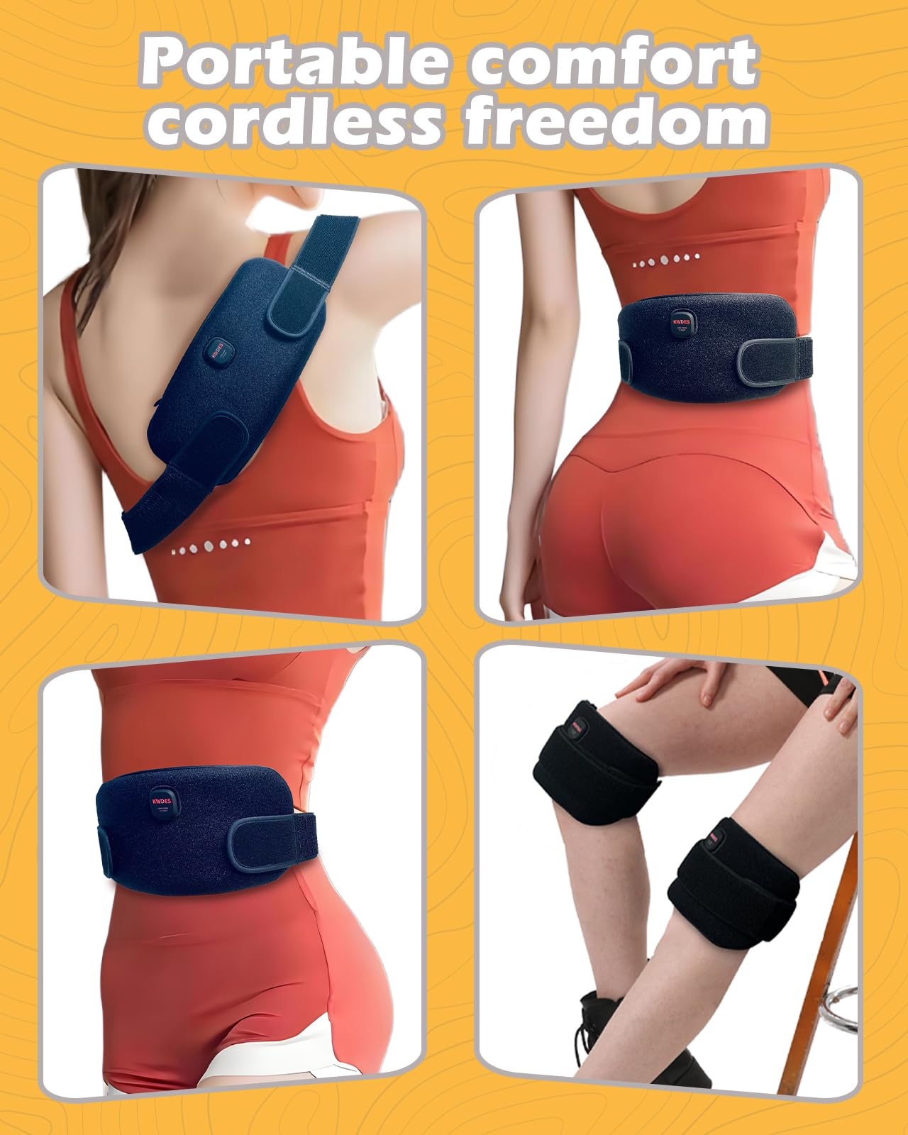 Kivdes chauffe-patch polyvalent pour dos, ventre, cou et jambes.