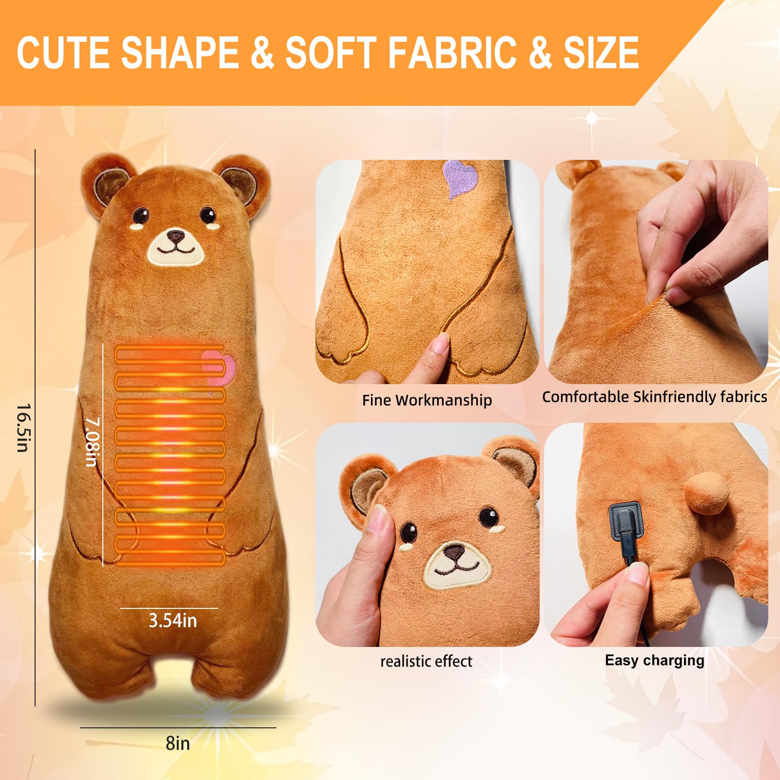 Kivdes Ours au design doux, cadeau idéal pour famille et amis.