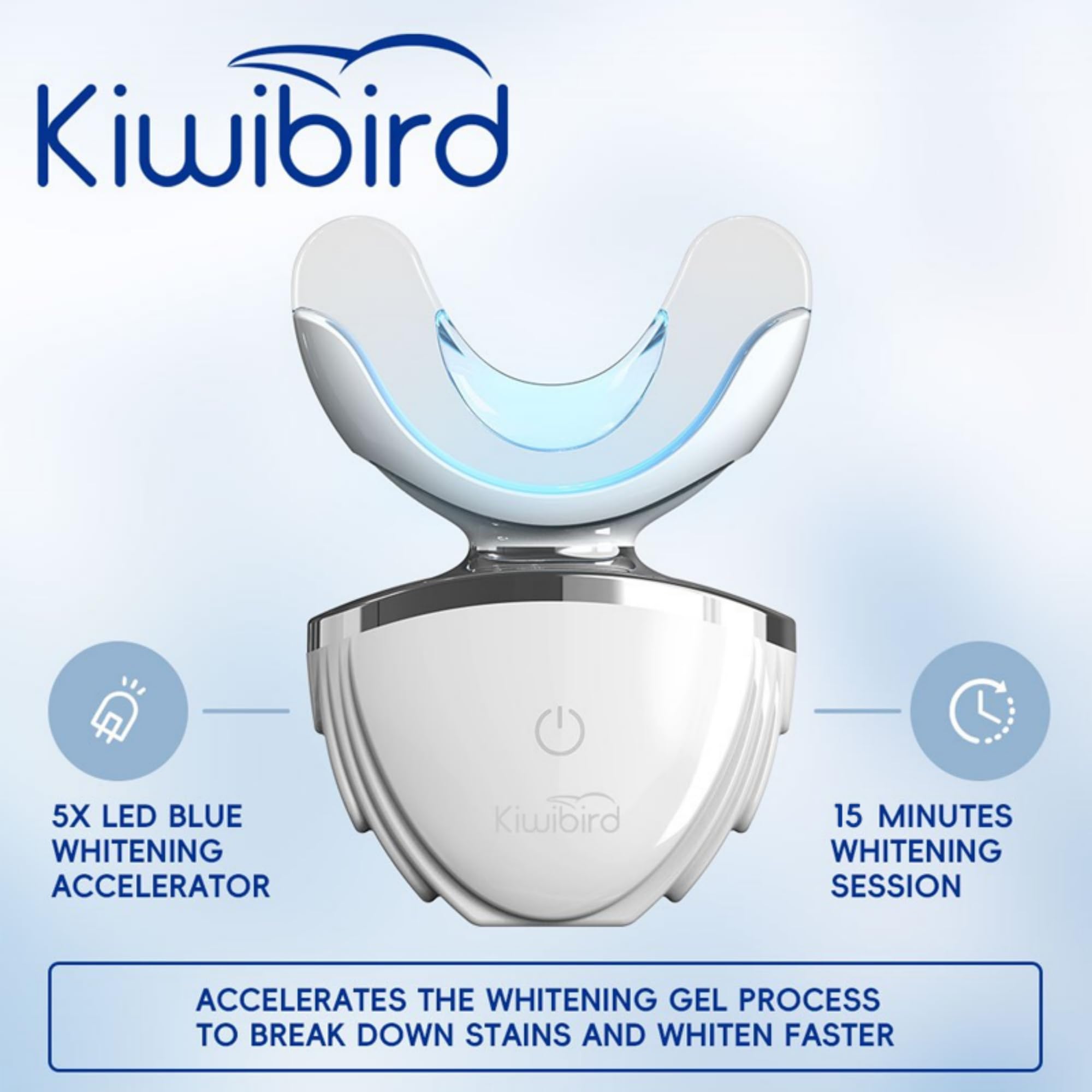 KIWIBIRD dispositif IPX7 étanche peut être rincé en toute sécurité.