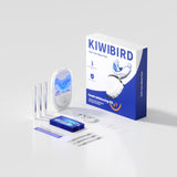 KIWIBIRD embouts lumineux bleu pour un blanchiment homogène et confortable.