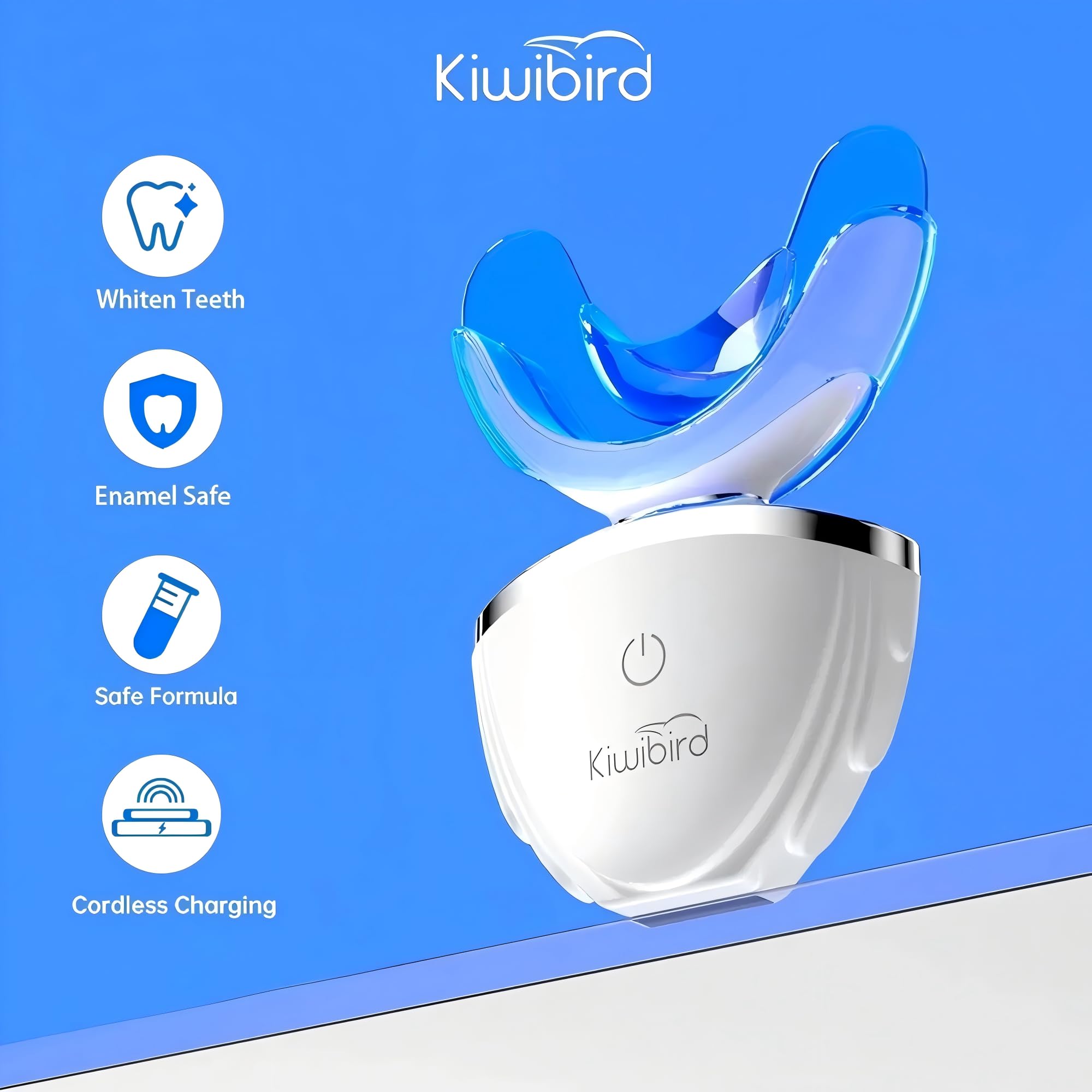 KIWIBIRD guide-teinte dents facilite le suivi des progrès.
