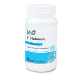 Klaire L-Glutamine: bouteille de 100 capsules, soutien potentiel pour les muscles et digestion.