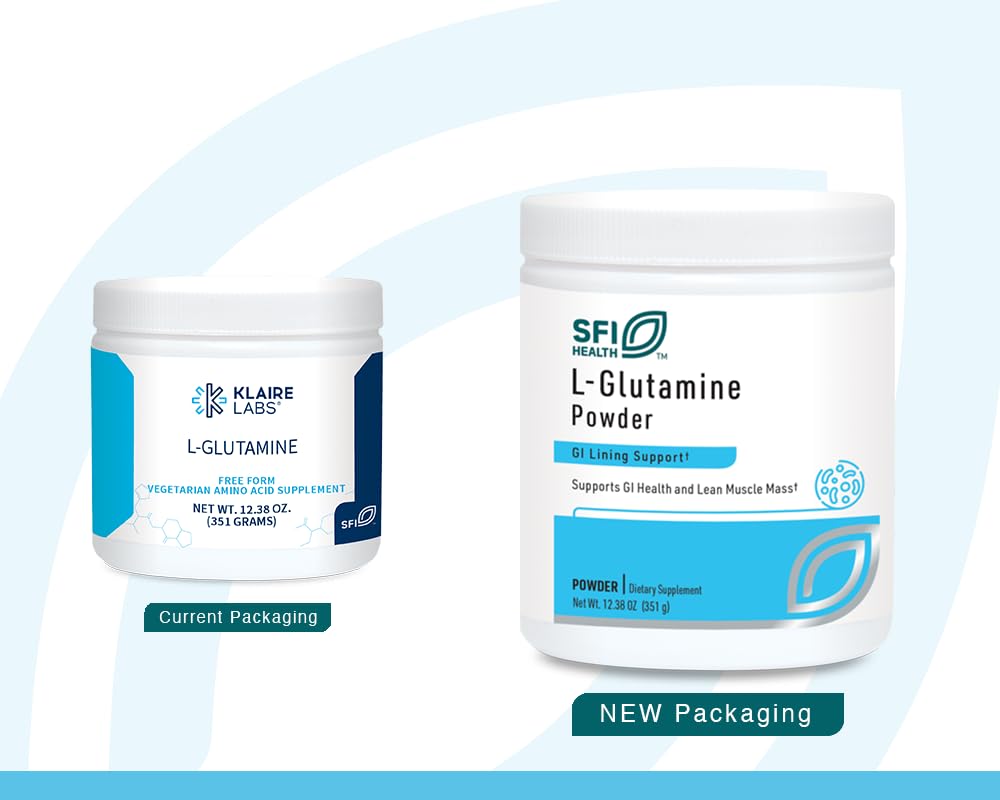 Klaire L-Glutamine en poudre, doseuse, facile à doser.