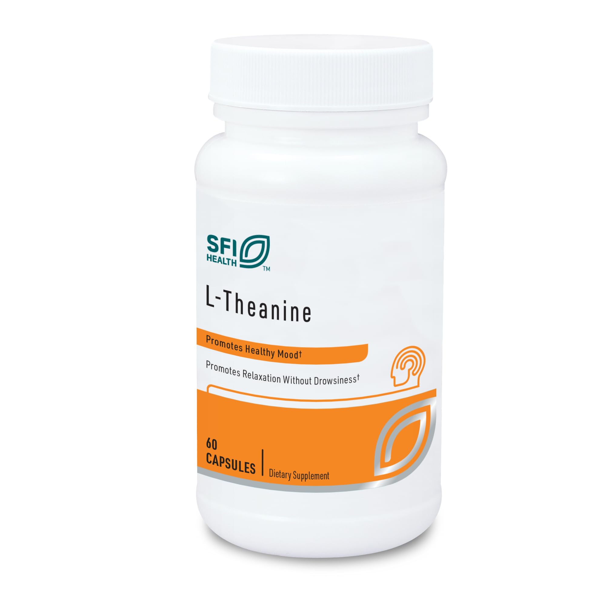 Klaire L-Theanine, bouteille 60 gélules favorisant relaxation sans somnolence