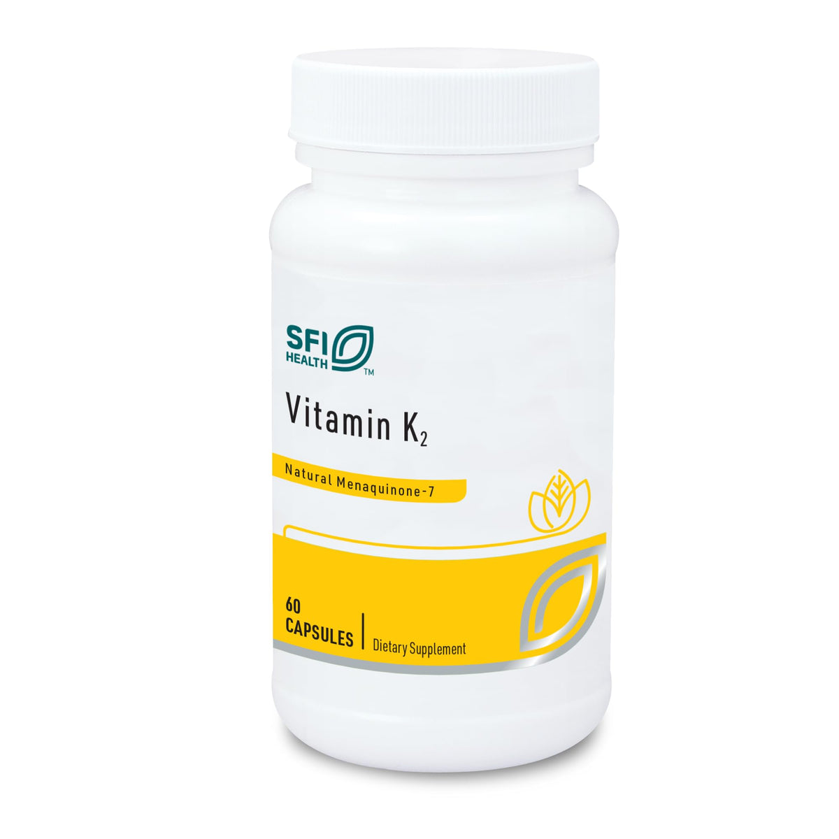 Bouteille Klaire Labs SFI Health vitamine K2 MK-7 pour usage quotidien