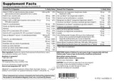 Klaire Labs VitaSpectrum sans allergènes courants, gluten ni lactose.