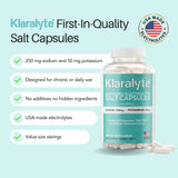 KLARALYTE: vue de la bouteille de 300 capsules prête à l’emploi.
