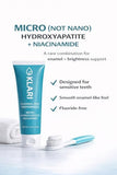 KLARI dentifrice Hydroxyapatite Micro – gros plan sur les ingrédients et Niacinamide