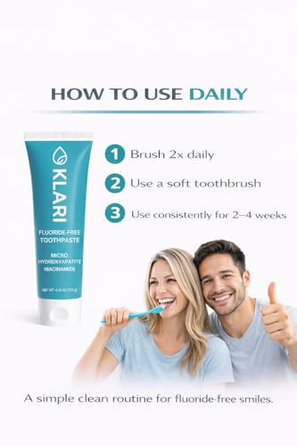KLARI dentifrice Hydroxyapatite Micro – routine quotidienne simplifiée et efficace