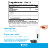 Doseur montrant le dosage précis pour mélanger Klean BCAA + Peak ATP.