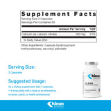 Klean Athlete Klean Calcium Citrate: capsules de dosage faciles à intégrer dans la routine sportive.