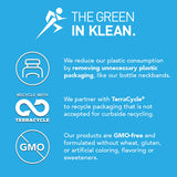 Mélange eau et glaçons avec Klean Collagen-C; goût neutre et pratique.