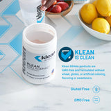 Poudre naturelle Klean Collagen-C prête à être mélangée dans votre boisson.