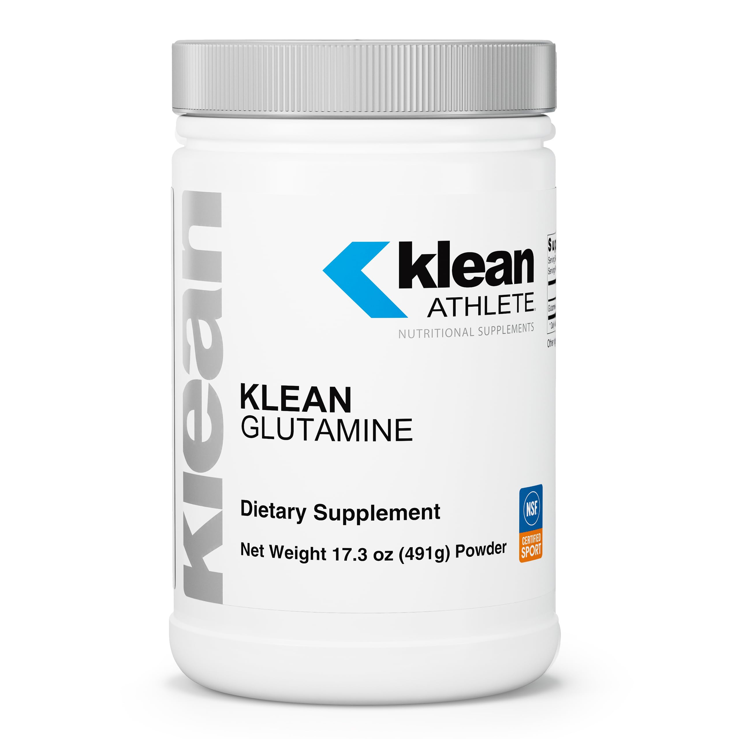 Bouteille Klean Glutamine prête pour l'entraînement et la récupération.