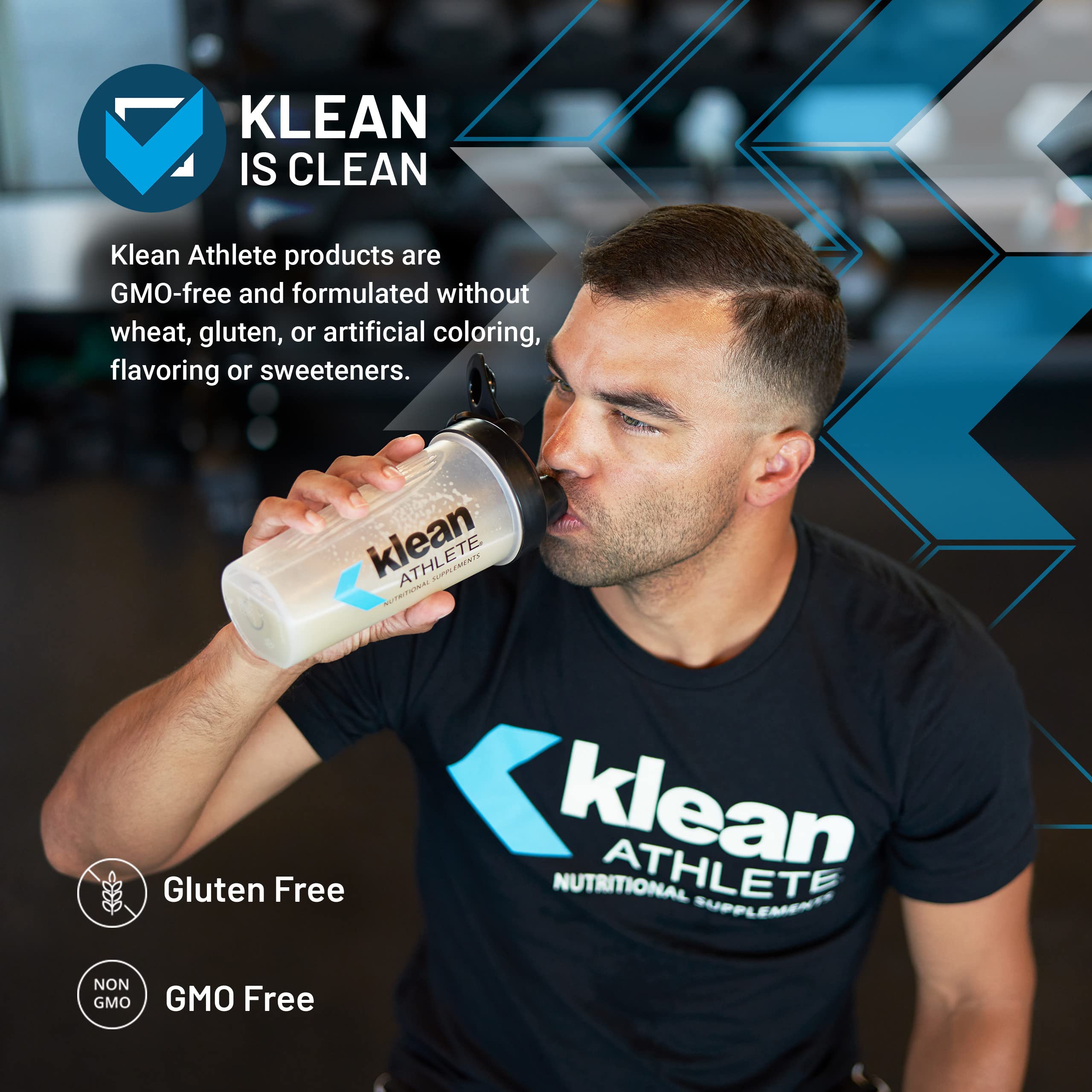 Klean Isolate préparation avec eau ou lait, mélange rapide et fluide.