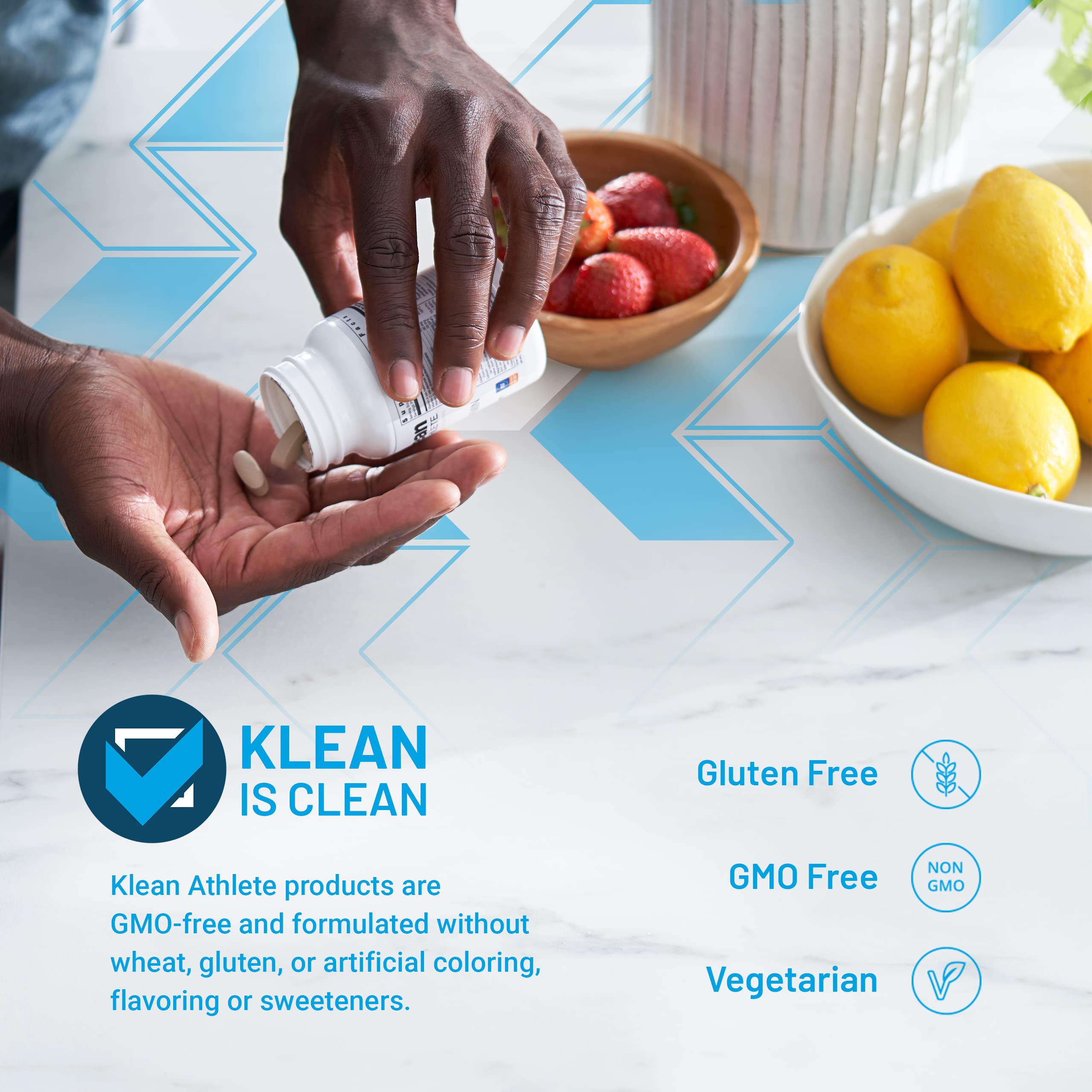 Klean Multivitamin tablette à prendre le matin, routine sportive