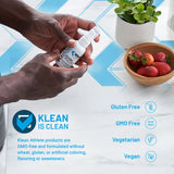 Klean Athlete Melatonin spray dose 3mg, dose simple avant le coucher.
