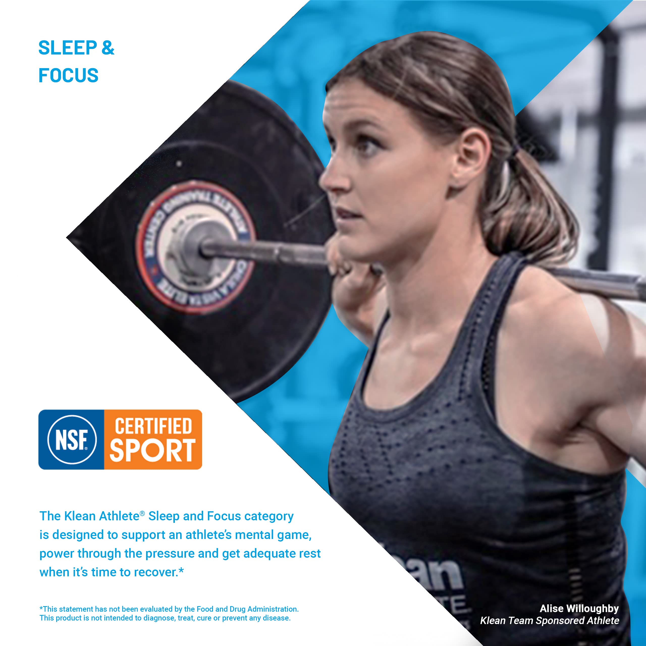 Klean Athlete Melatonin spray utilisation nocturne, facile à utiliser au moment du coucher.