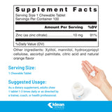 Klean Athlete Zinc – comprimé orange, soutien potentiel au système immunitaire pendant l’entraînement.