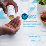 Klean DHA – Étiquette du produit, renseignement clair sur les oméga et les apports.
