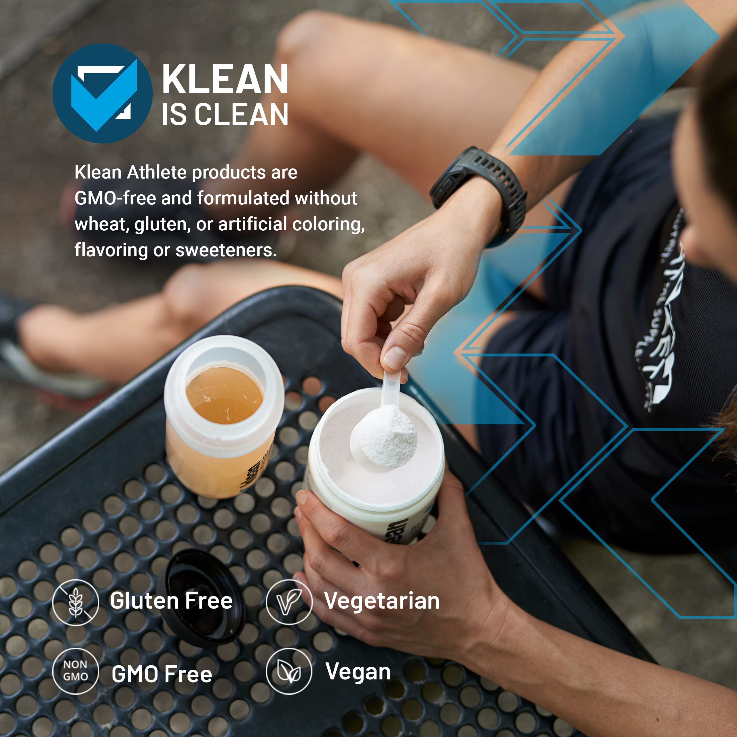 Étiquette NSF pour le sport sur le flacon Klean Hydration.