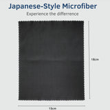 Lingette microfibre KleanToday pour lunettes de soleil, brillance sans traces