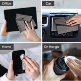 Lingette microfibre KleanToday polyvalente, protège les surfaces d'écran au bureau