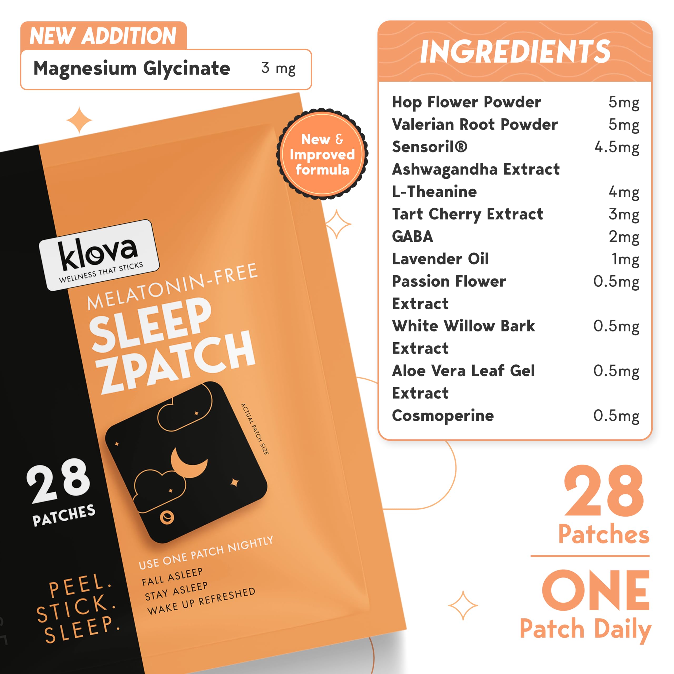 Ashwagandha et Valériane dans Klova pour favoriser une nuit apaisée.