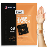 Patch Klova sans mélatonine dans son emballage, installation simple et discrète.