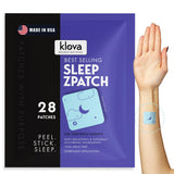 Klova ZSleep Patch : application facile sur peau pour favoriser le sommeil.