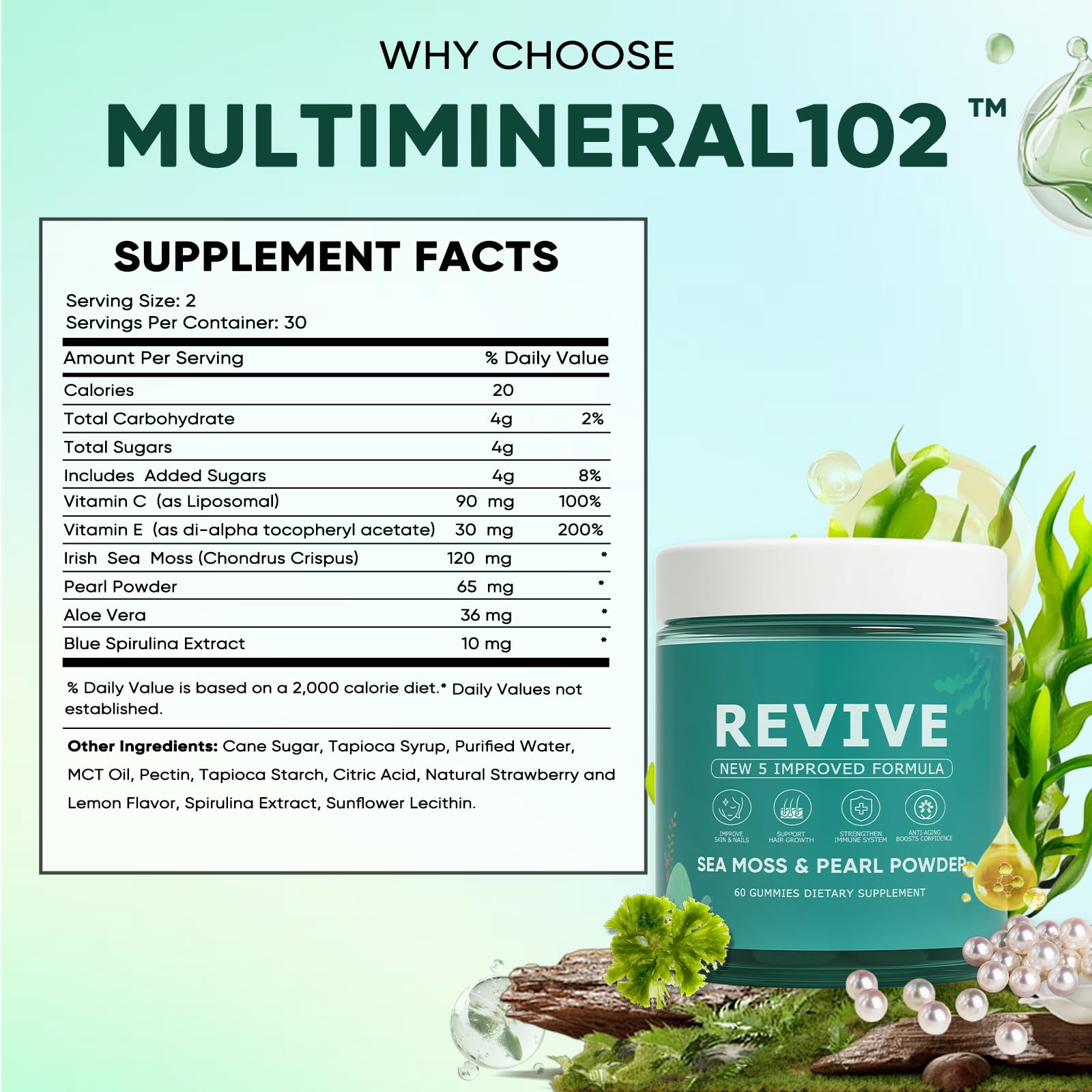 KLUNIZ Revive gommes-cheveux, étiquette et emballage visibles pour repérage facile.