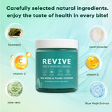 KLUNIZ Revive poudre de perle incluse, éclat subtil pour cheveux et peau.