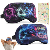 knIykmr masque sommeil enfants motif drôle pour repos paisible